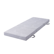 EGOHOME Klappmatratze H3, 3-teilige Gästematratze 10cm Höhe mit Gel-Viscoschaum