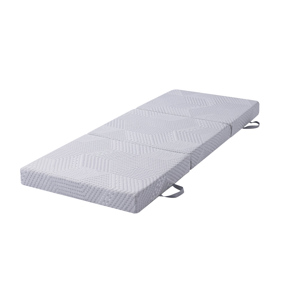 EGOHOME Klappmatratze H3, 3-teilige Gästematratze 10cm Höhe mit Gel-Viscoschaum