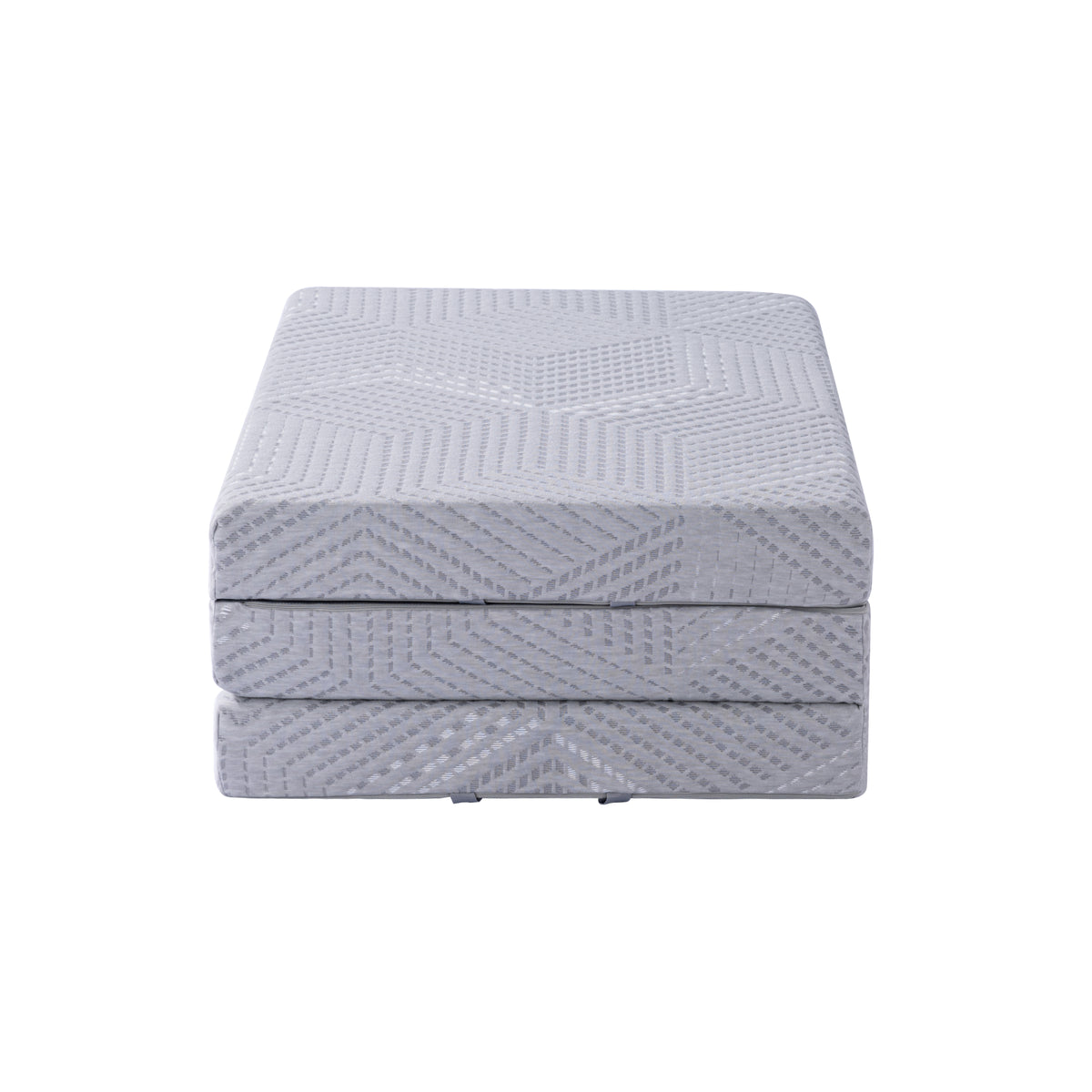 EGOHOME Klappmatratze H3, 3-teilige Gästematratze 10cm Höhe mit Gel-Viscoschaum