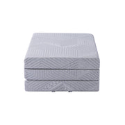EGOHOME Klappmatratze H3, 3-teilige Gästematratze 15cm Höhe mit Gel-Viscoschaum