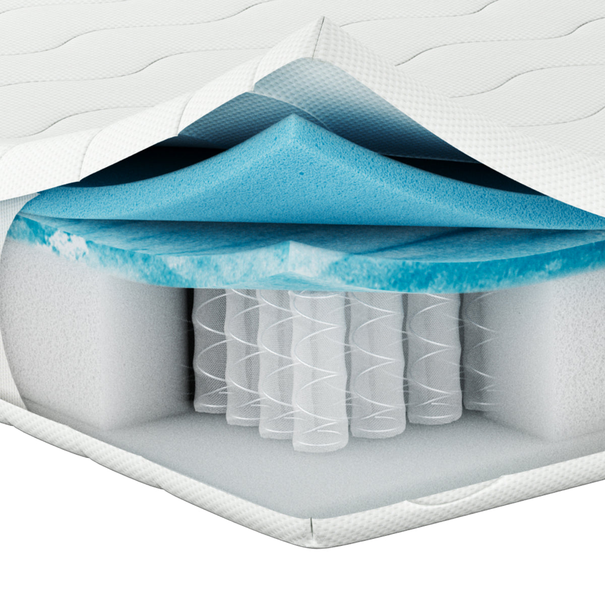 CloudMotion Taschenfederkern-Set – Matratze + AeroCloud Topper