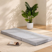 EGOHOME Klappmatratze H3, 3-teilige Gästematratze 10cm Höhe mit Gel-Viscoschaum