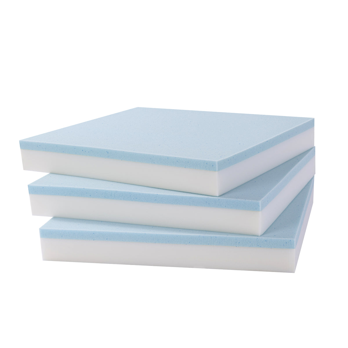 EGOHOME Klappmatratze H3, 3-teilige Gästematratze 10cm Höhe mit Gel-Viscoschaum