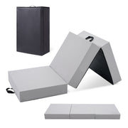 EGOHOME Klappmatratze H3, 3-teilige Gästematratze 15cm Höhe mit Bambus-Memory-Schaum