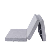 EGOHOME Klappmatratze H3, 3-teilige Gästematratze 10cm Höhe mit Gel-Viscoschaum