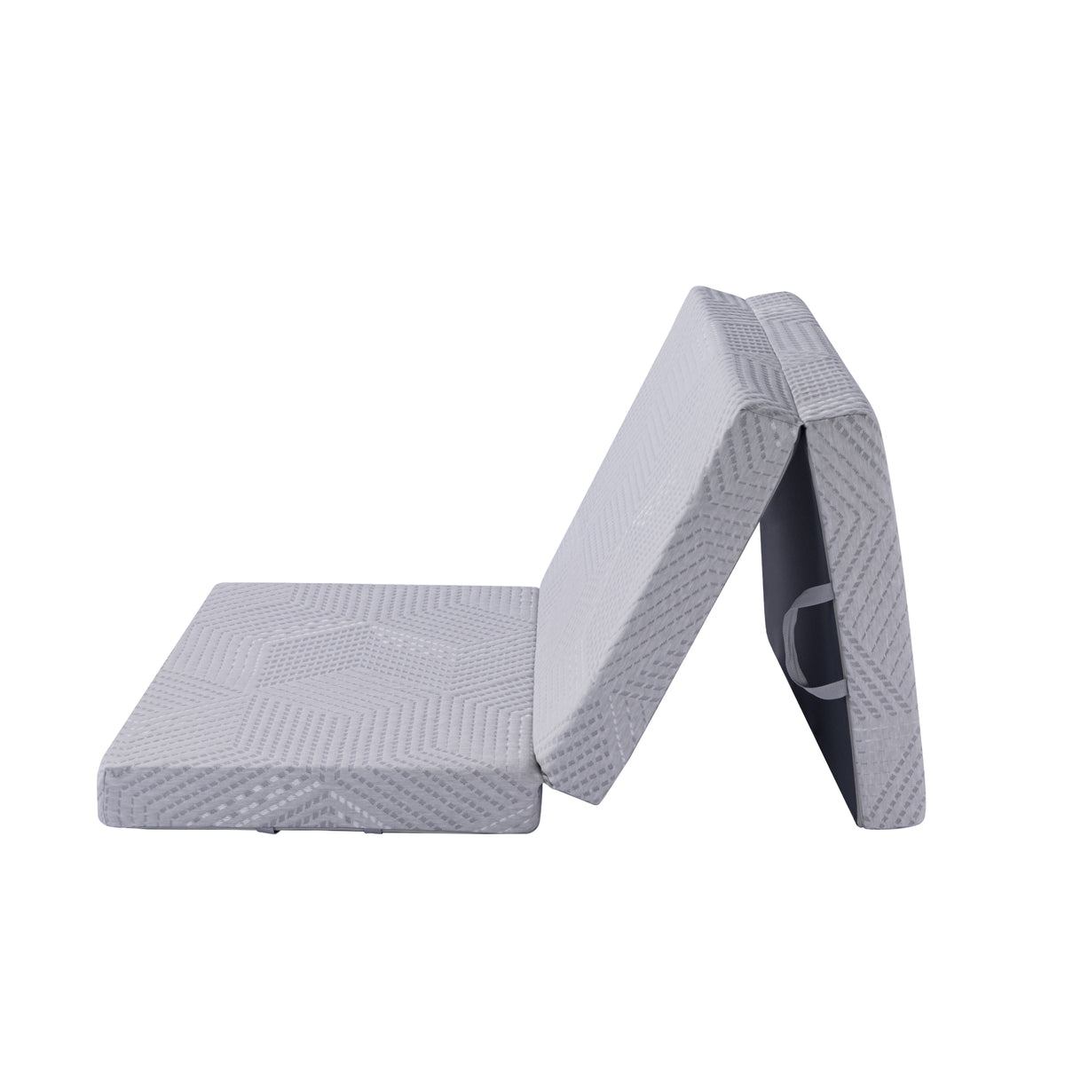 EGOHOME Klappmatratze H3, 3-teilige Gästematratze 10cm Höhe mit Gel-Viscoschaum