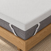 EGOHOME Matratzen Topper 80x200cm H2/H3, 7 cm Höhe mit Viscoschaum & Komfortschaum