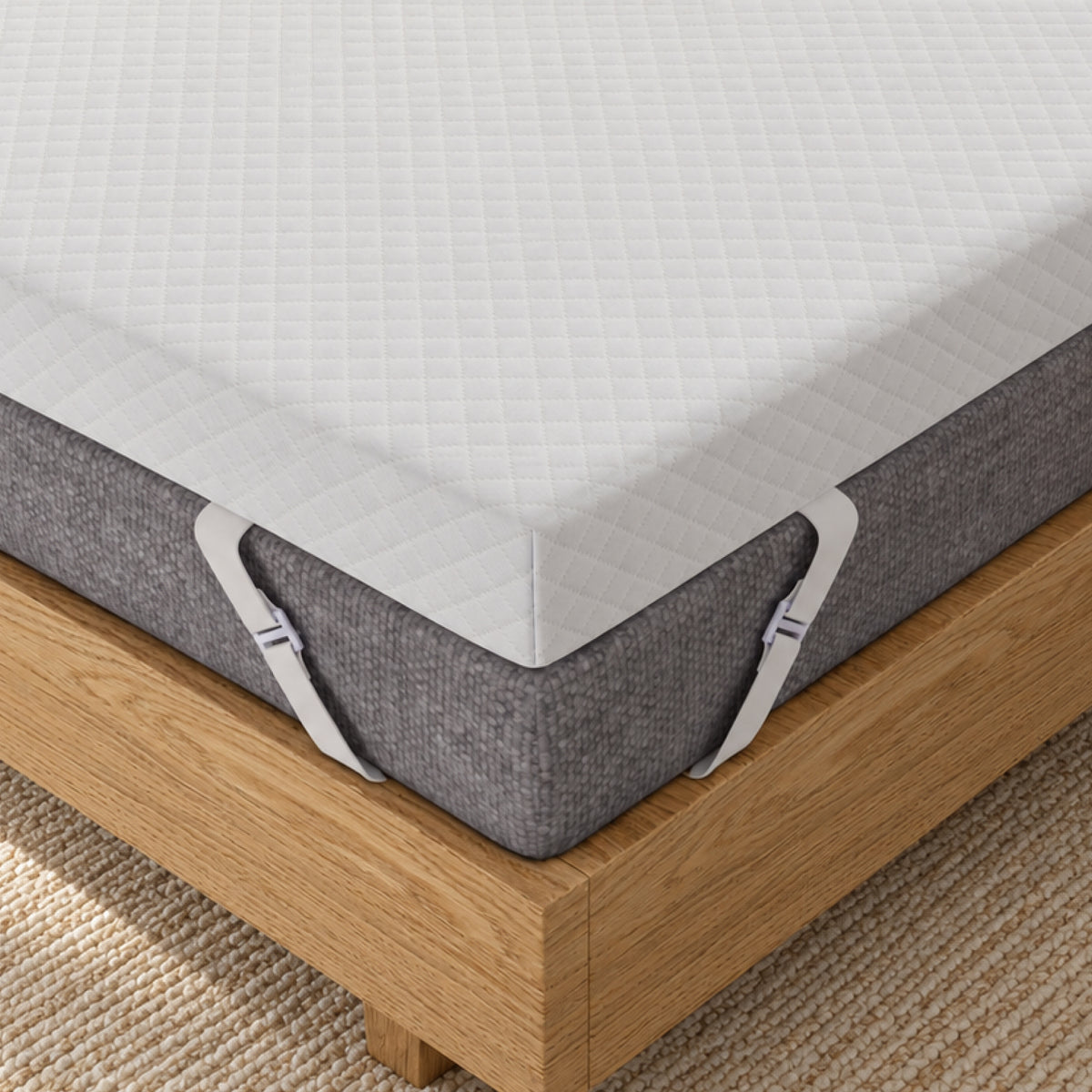EGOHOME Matratzen Topper 80x200cm H2/H3, 7 cm Höhe mit Viscoschaum & Komfortschaum